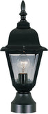 Maxim Builder Cast Outdoor Pol Post Mount Model: 3006CLBK