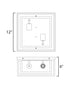 Maxim Cabana Outdoor Flush Mount Model: 3031CDBK