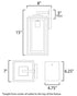 Maxim Cabana Outdoor Wall Mount Model: 3033CDBK