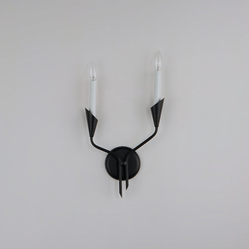 Maxim Calyx 2 Light Sconce Model: 24342BK
