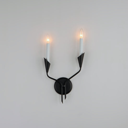 Maxim Calyx 2 Light Sconce Model: 24342BK