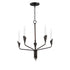 Maxim Calyx 5 Light Chandelier Model: 24345BK