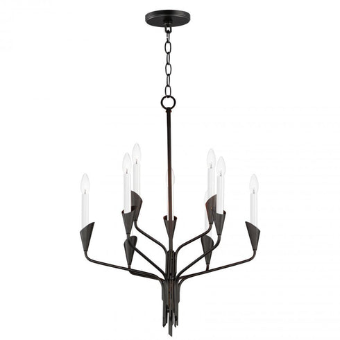 Maxim Calyx 9 Light Chandelier Model: 24349BK