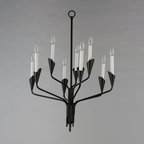 Maxim Calyx 9 Light Chandelier Model: 24349BK