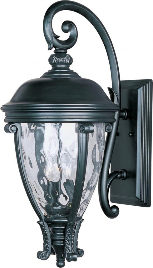 Maxim Camden Vx 3 Light Outdoor Wall Lantern Model: 41426WGBK