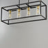 Maxim Capitol 4 Light Linear Pendant Model: 2644BKAB