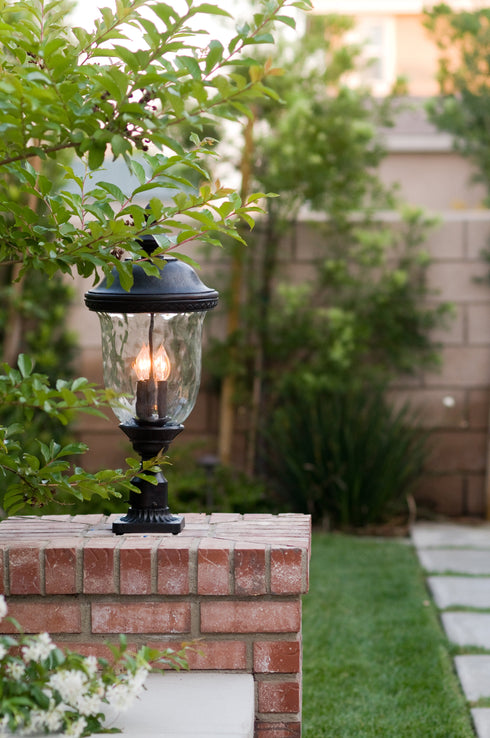 Maxim Carriage House Dc Outdoor Pol Post Mount Model: 3420WGOB