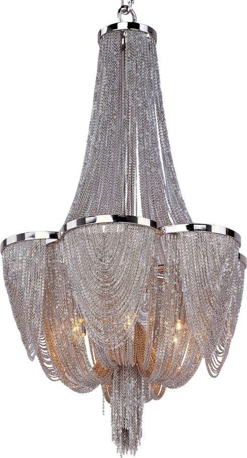 Maxim Chantilly Single Tier Chandelier Model: 21464NKPN