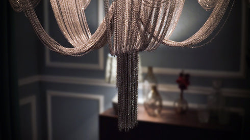 Maxim Chantilly Single Tier Chandelier Model: 21466NKPN