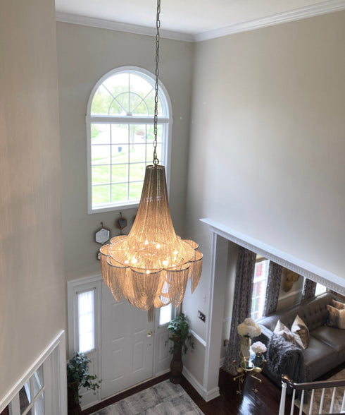 Maxim Chantilly Single Tier Chandelier Model: 21466NKPN