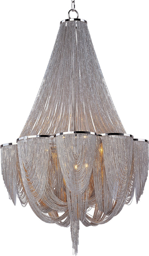 Maxim Chantilly Single Tier Chandelier Model: 21466NKPN