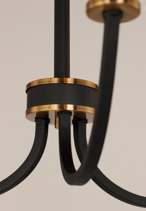 Maxim Charlton Chandelier Model: 11373BKAB