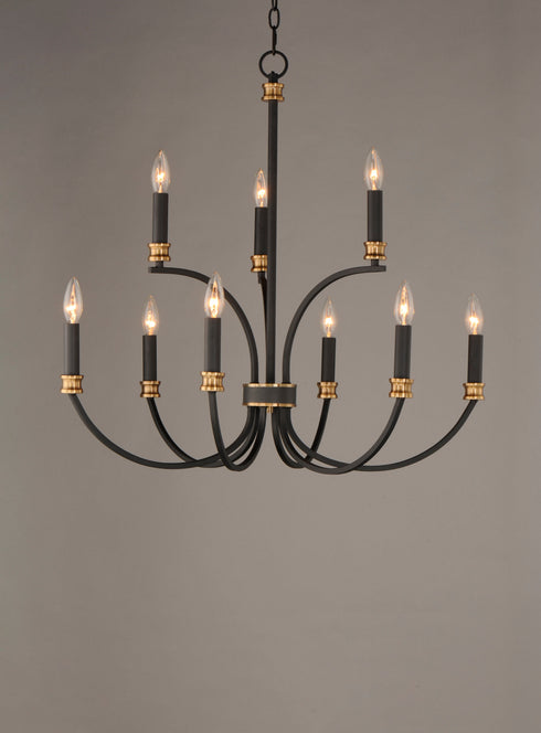 Maxim Charlton Chandelier Model: 11377BKAB