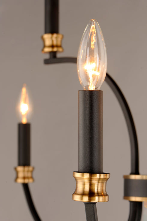 Maxim Charlton Chandelier Model: 11377BKAB