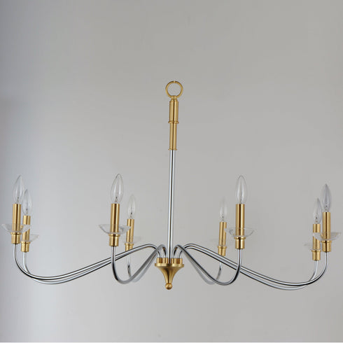 Maxim Clarion 8 Light Chandelier Model: 25378CLPCSBR