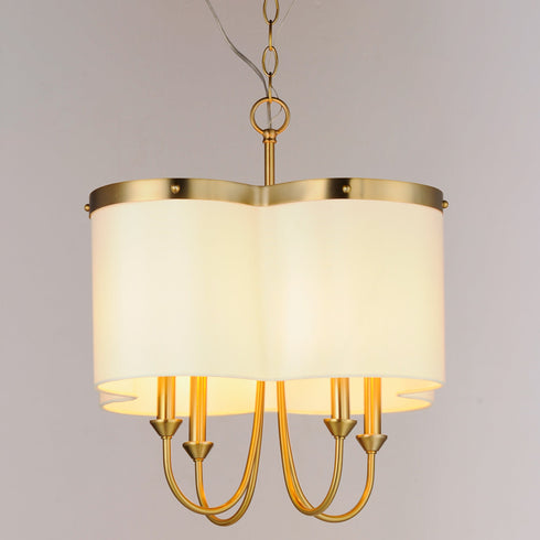 Maxim Clover 4 Light Chandelier Model: 12246OFSBR