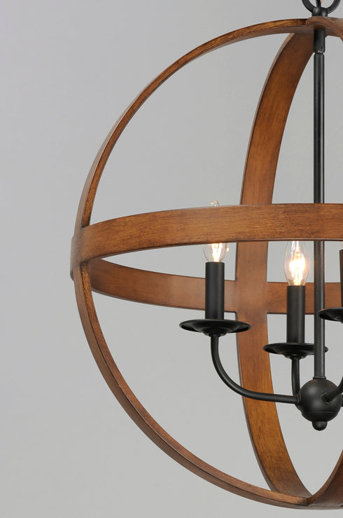 Maxim Compass Single Pendant Model: 27574APBK