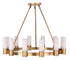 Maxim Contessa Single Tier Chandelier Model: 22419SWNAB