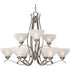 Maxim Contour Multi Tier Chandelier Model: 21266FTSN