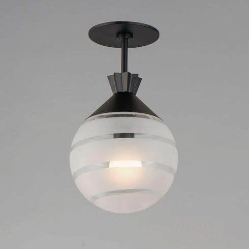 Maxim Copacabana Semi Flush Mount Model: 12441CLFTBK