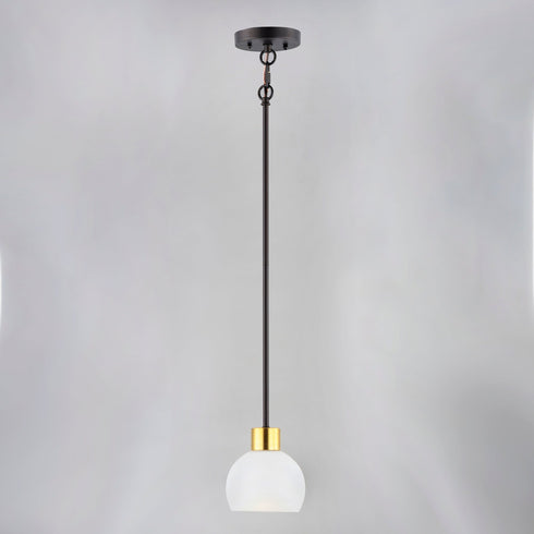 Maxim Coraline 1 Light Mini Pendant Model: 91270SWBK