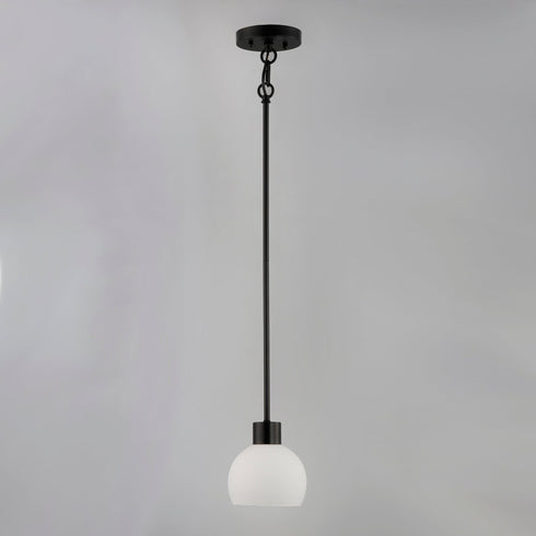 Maxim Coraline 1 Light Mini Pendant Model: 91270SWBK