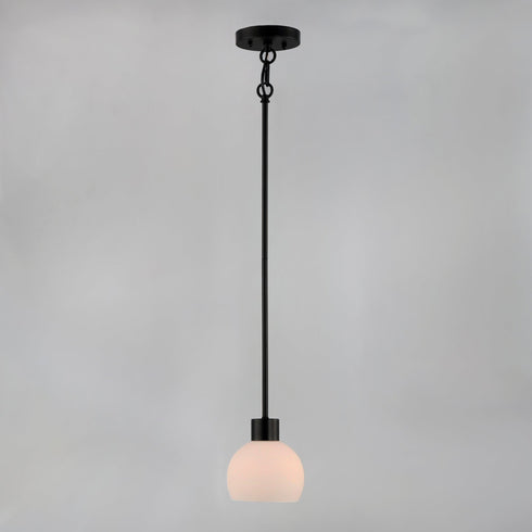 Maxim Coraline 1 Light Mini Pendant Model: 91270SWBK