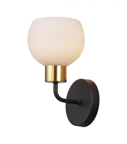 Maxim Coraline 1 Light Wall Sconce Model: 11271SWBK