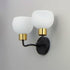 Maxim Coraline 2 Light Wall Sconce Model: 11272SWBK