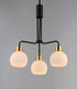 Maxim Coraline 3 Light Chandelier Model: 11276SWBK