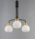 Maxim Coraline 3 Light Chandelier Model: 11276SWBK