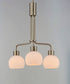 Maxim Coraline 3 Light Chandelier Model: 11276SWBK