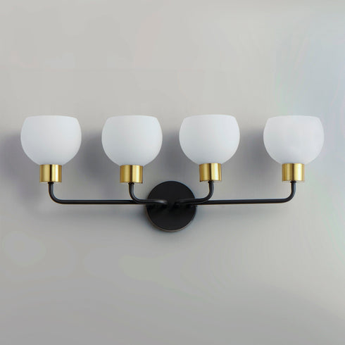 Maxim Coraline 4 Light Bath Vanity Model: 11274SWBK