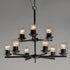 Maxim Corona Multi Tier Chandelier Model: 10206FTBK