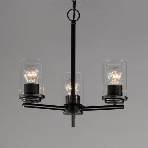 Maxim Corona Single Tier Chandelier Model: 10203FTBK