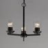 Maxim Corona Single Tier Chandelier Model: 10203FTBK
