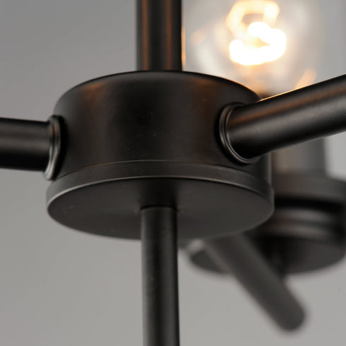 Maxim Corona Single Tier Chandelier Model: 10203FTBK