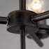 Maxim Corona Single Tier Chandelier Model: 10203FTBK