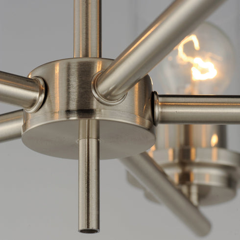 Maxim Corona Single Tier Chandelier Model: 10205FTBK