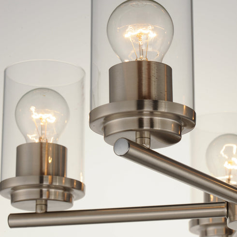 Maxim Corona Single Tier Chandelier Model: 10205FTBK