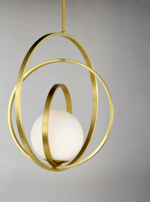 Maxim Coronet Single Pendant Model: 26054SWSBR