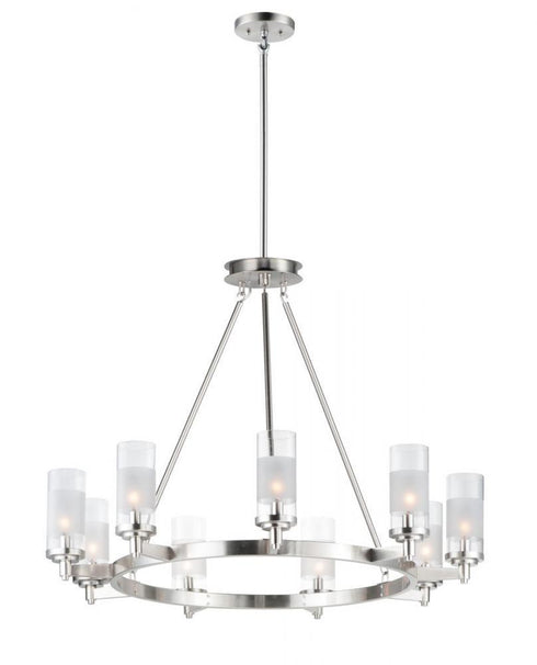 Maxim Crescendo Chandelier Model: 26327CLFTSN