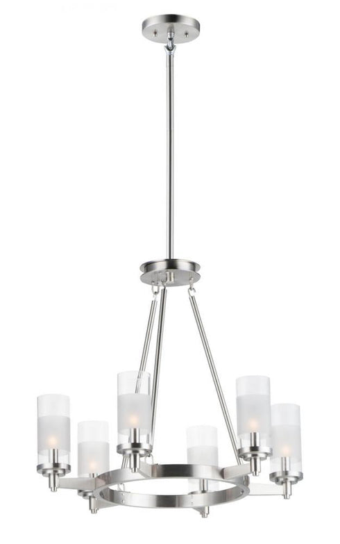 Maxim Crescendo Single Tier Chandelier Model: 26326CLFTSN