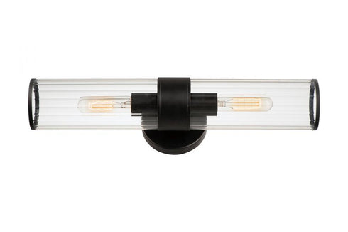 Maxim Crosby 2 Light Wall Sconce Model: 11472CRBK