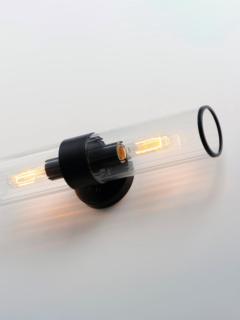 Maxim Crosby 2 Light Wall Sconce Model: 11472CRBK