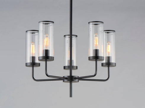 Maxim Crosby 5 Light Chandelier Model: 11475CRBK