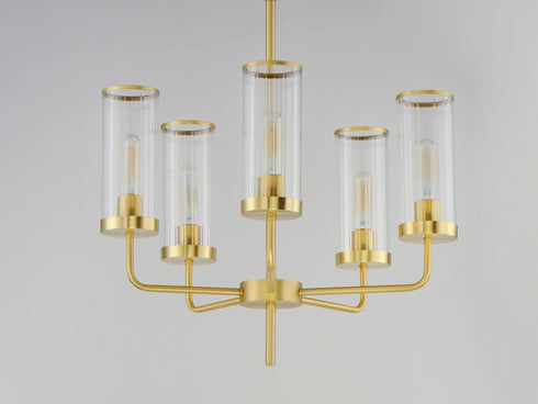 Maxim Crosby 5 Light Chandelier Model: 11475CRBK