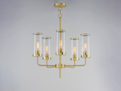 Maxim Crosby 5 Light Chandelier Model: 11475CRBK