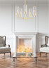 Maxim Crosby 5 Light Chandelier Model: 11475CRBK