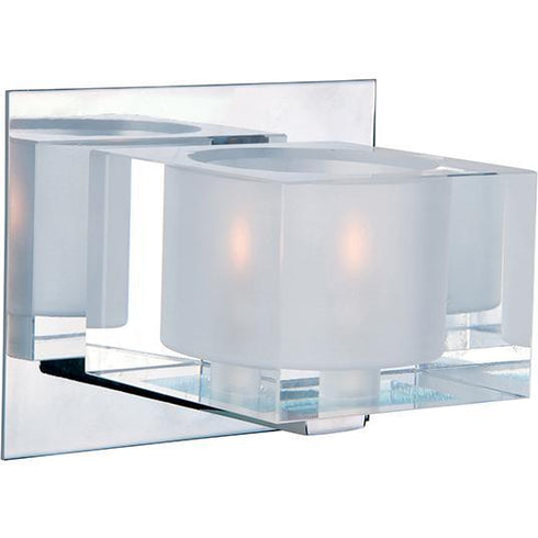 Maxim Cubic 1 Light Bath Vanity Model: 10001CLPC